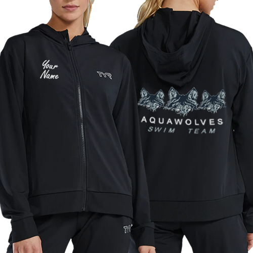 Aquawolves TYR Tech Full Zip Female Hoodie