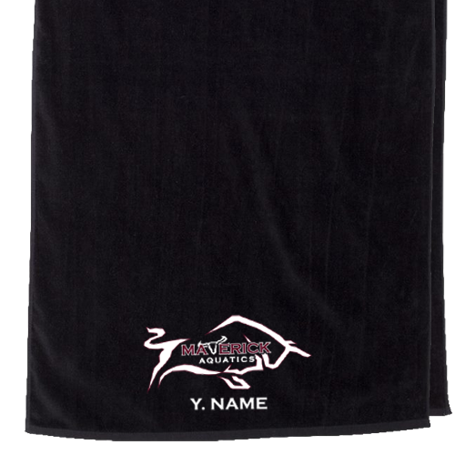 Maverick Team Embroidered Towel
