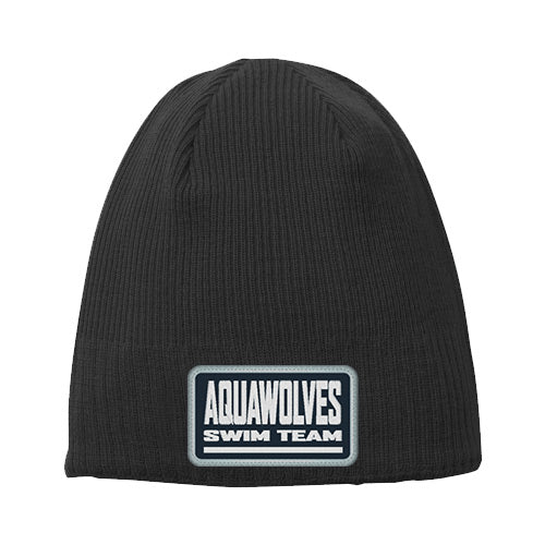 Aquawolves Team Beanie Patch Logo