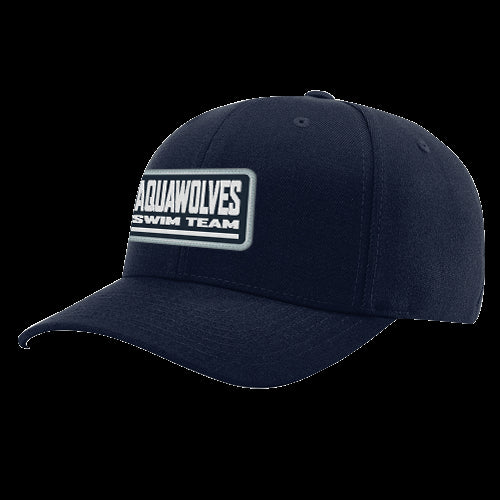 Aquawolves Flexfit Curve Bill Patch Logo