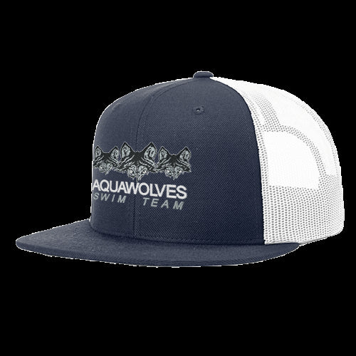 Aquawolves Flatbill Trucker Hat
