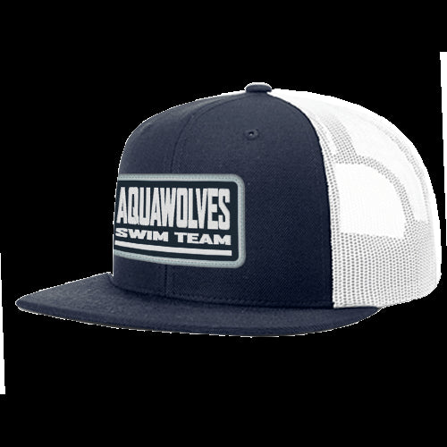 Aquawolves Flatbill Trucker Hat with Patch
