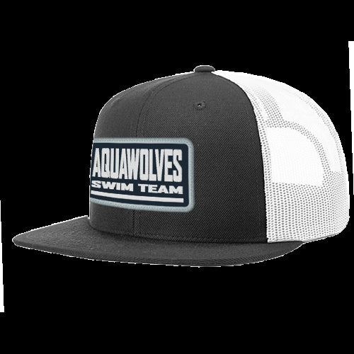 Aquawolves Flatbill Trucker Hat with Patch