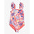Roxy Girls Hibiscus Party One Piece Swimsuit