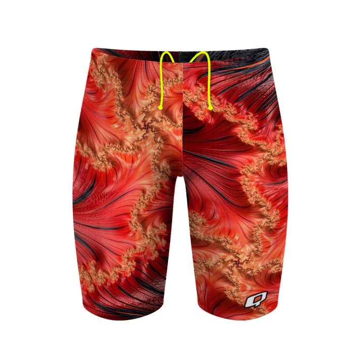 Q Swimwear Fiery Fractals Jammer