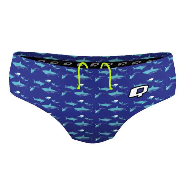 Q Swimwear Shark Blue Classic Brief