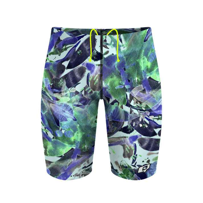 Q Swimwear Water Abstract Jammer
