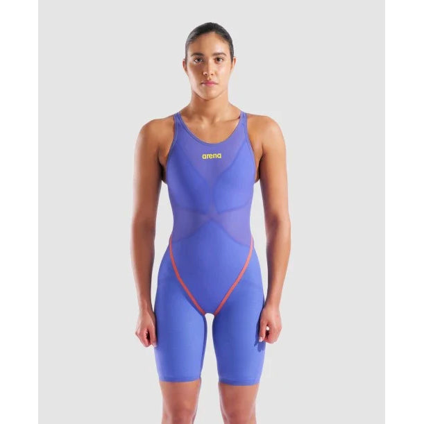 Arena Powerskin Carbon Glide Eclipse Glare Limited Edition Open Back - Future Dusk Coral