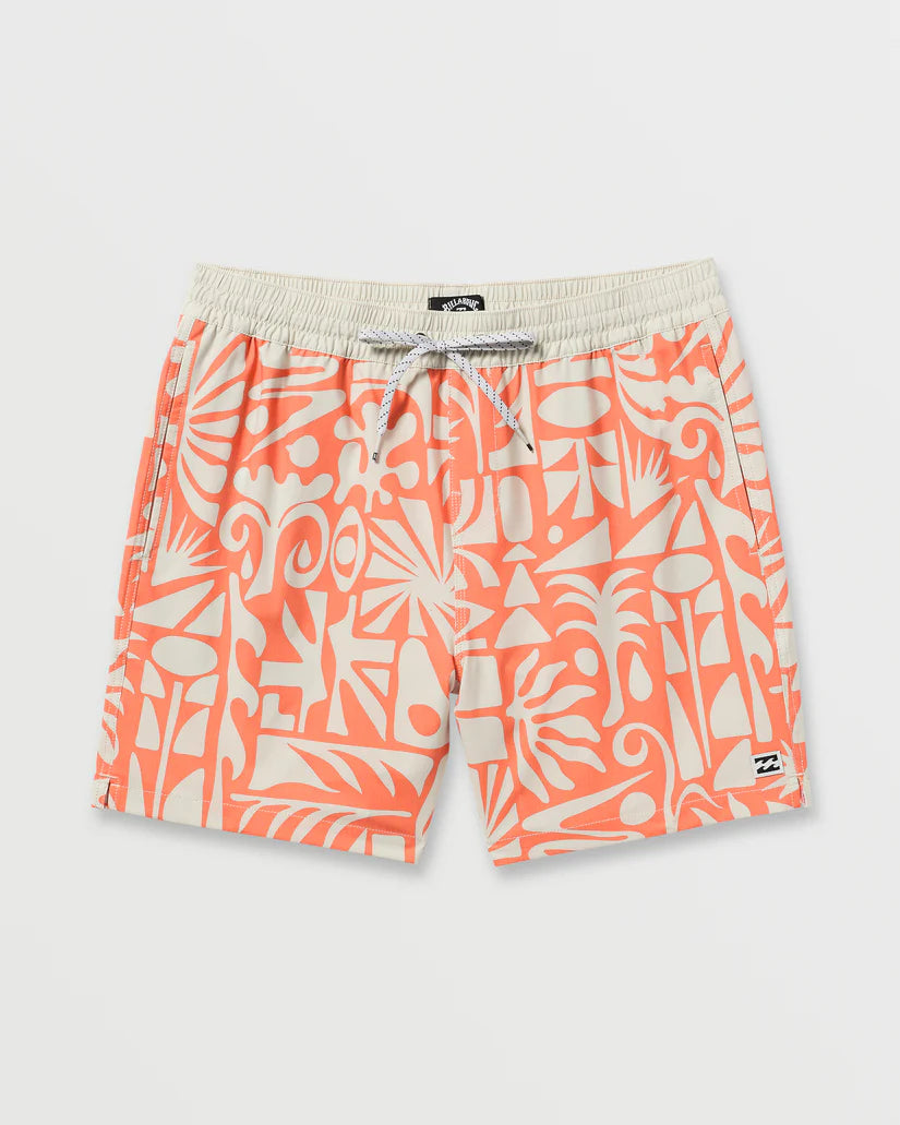 Billabong Good Times Layback Trunks - Coral