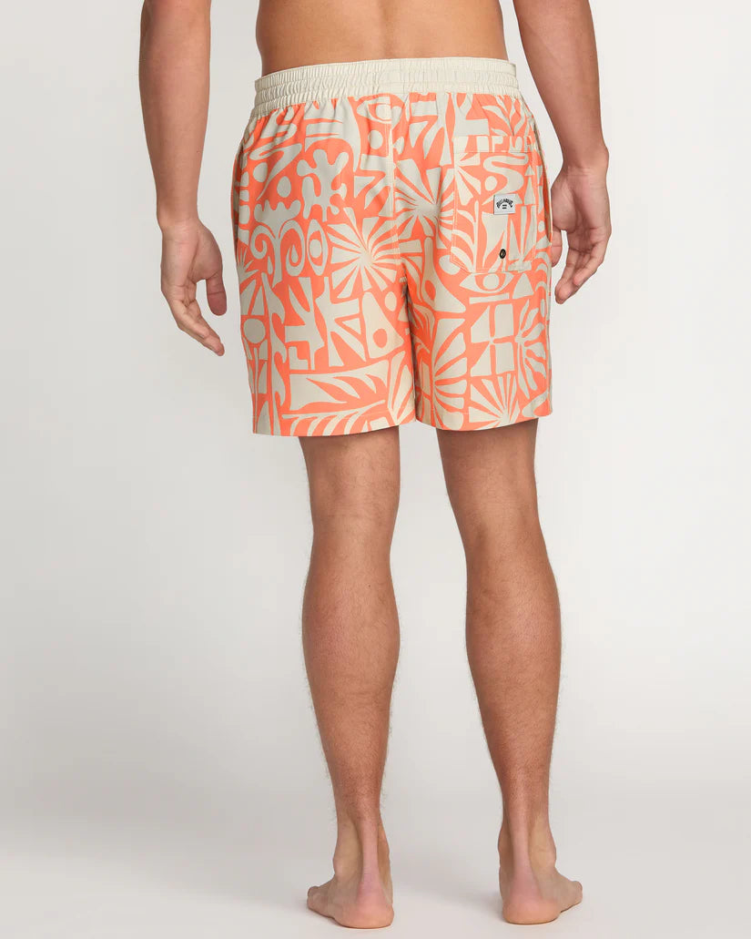 Billabong Good Times Layback Trunks - Coral