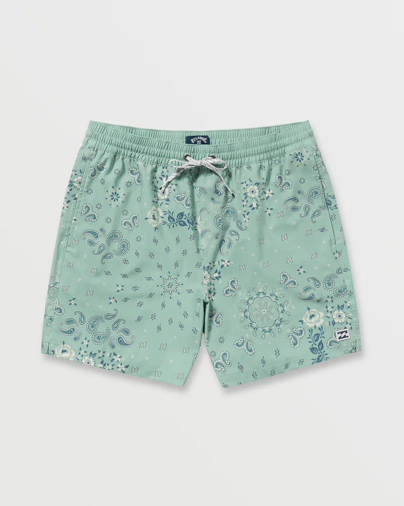 Billabong Good Times Layback Trunks - Mist Green