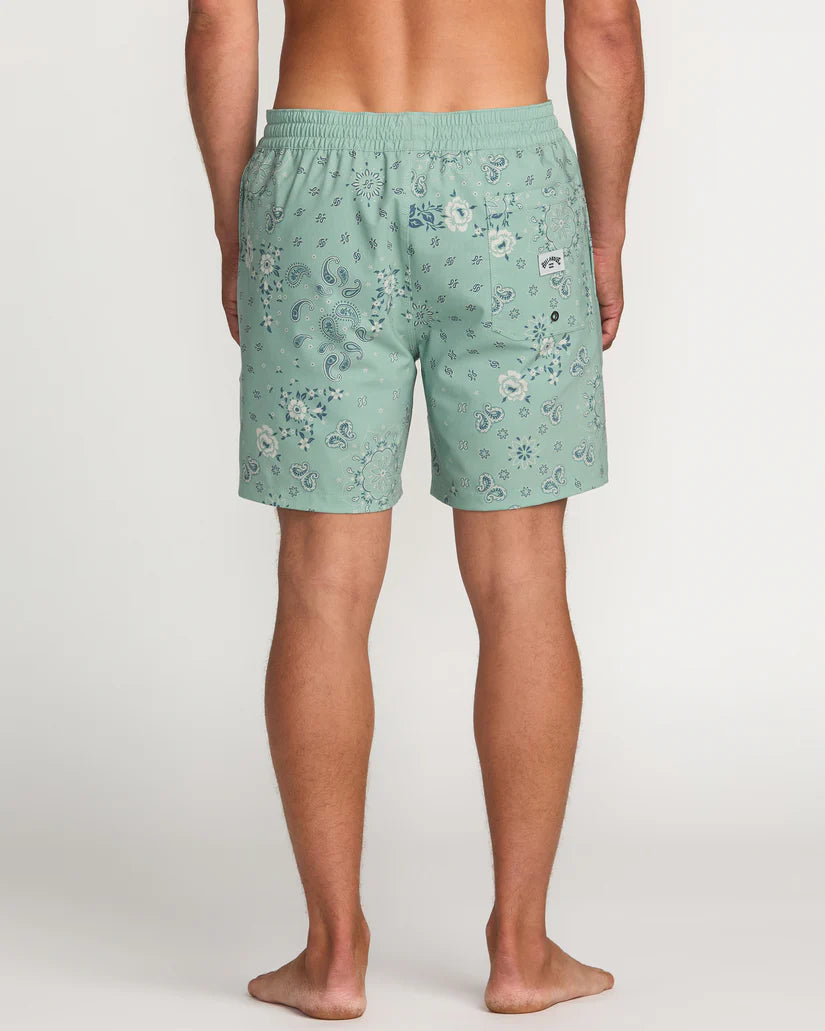 Billabong Good Times Layback Trunks - Mist Green