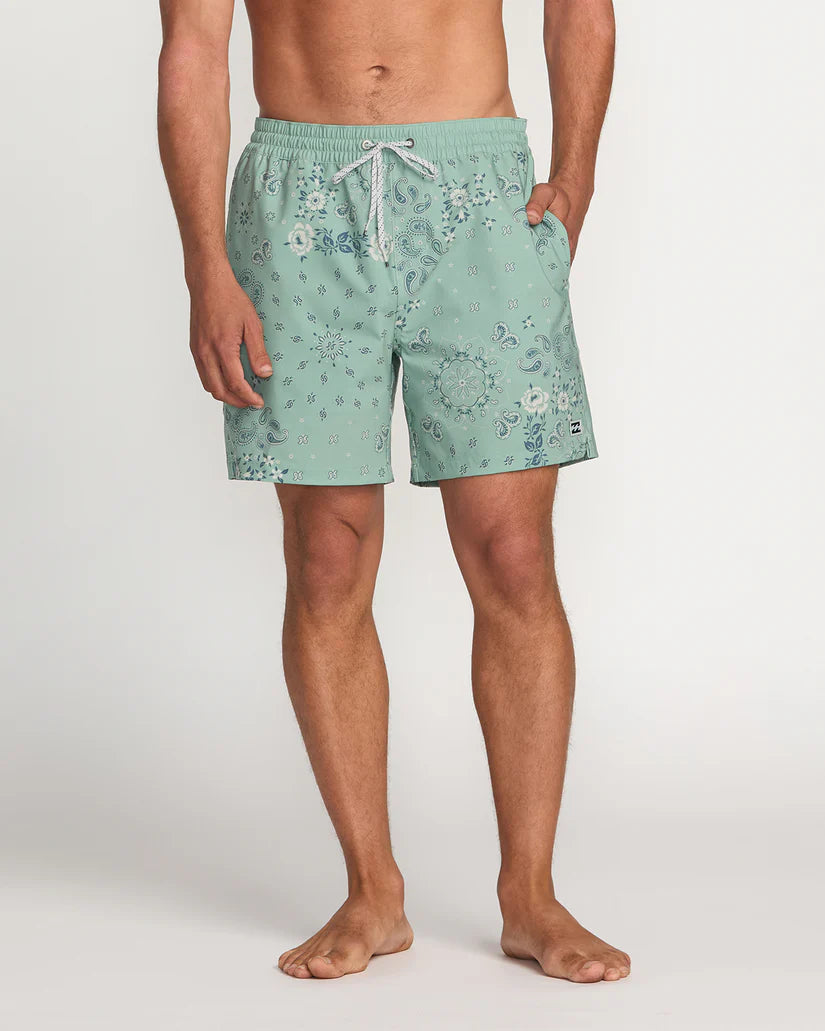 Billabong Good Times Layback Trunks - Mist Green