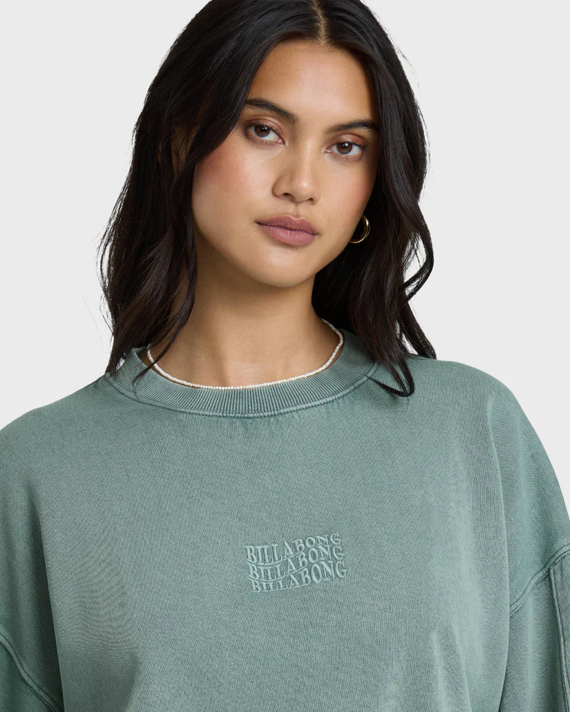 Billabong Bleached Out Kendal Crewneck Sweatshirt