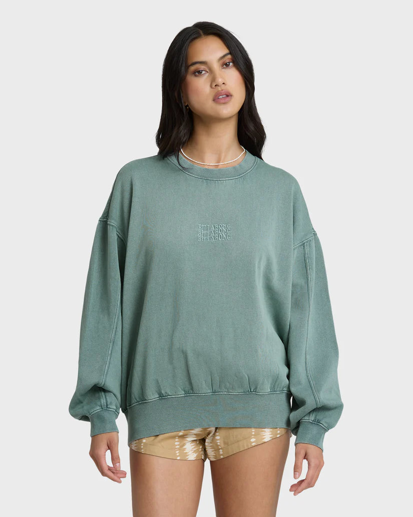 Billabong Bleached Out Kendal Crewneck Sweatshirt