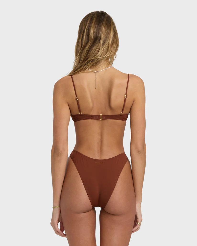 Billabong Sol Searcher Jaclyn Bikini Top - Brown