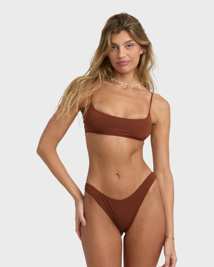Billabong Sol Searcher Jaclyn Bikini Top - Brown