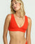Billabong Red Aloha Plunge Bikini Top