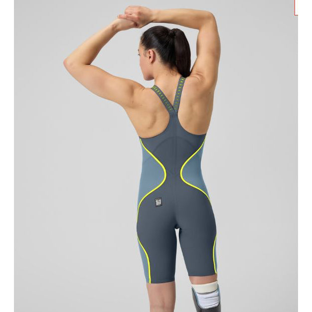 Speedo LZR Pure Intent Closed Back 2.0 Kneeskin - Grey/Blue