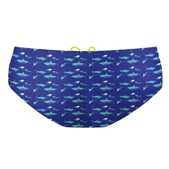Q Swimwear Shark Blue Classic Brief
