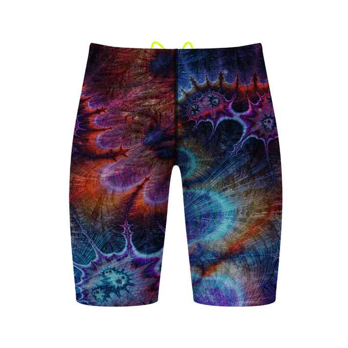 Q Swimwear Psychedelic Tye Dye Jammer