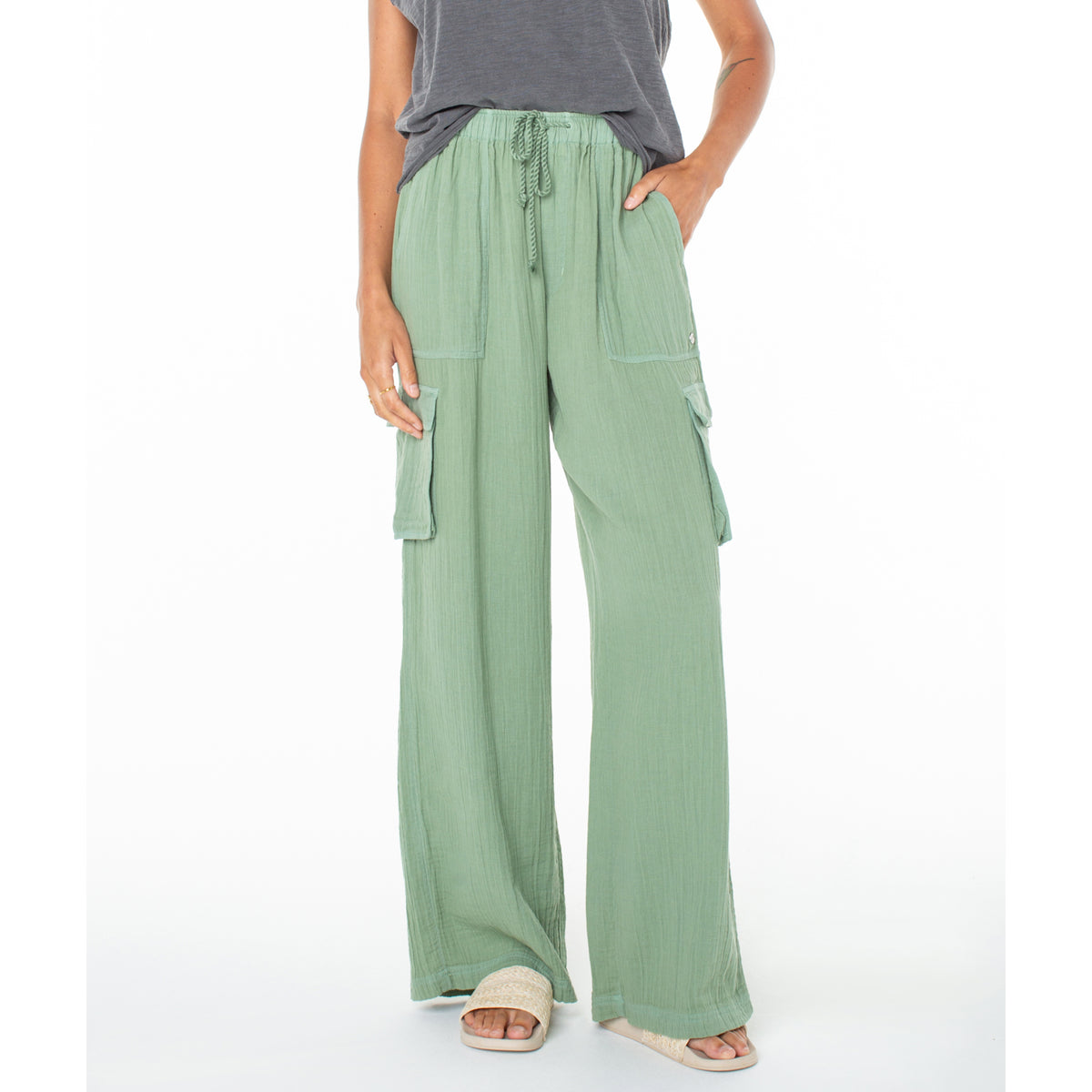 Roxy Women&#39;s Precious High Waist Cargo Pants