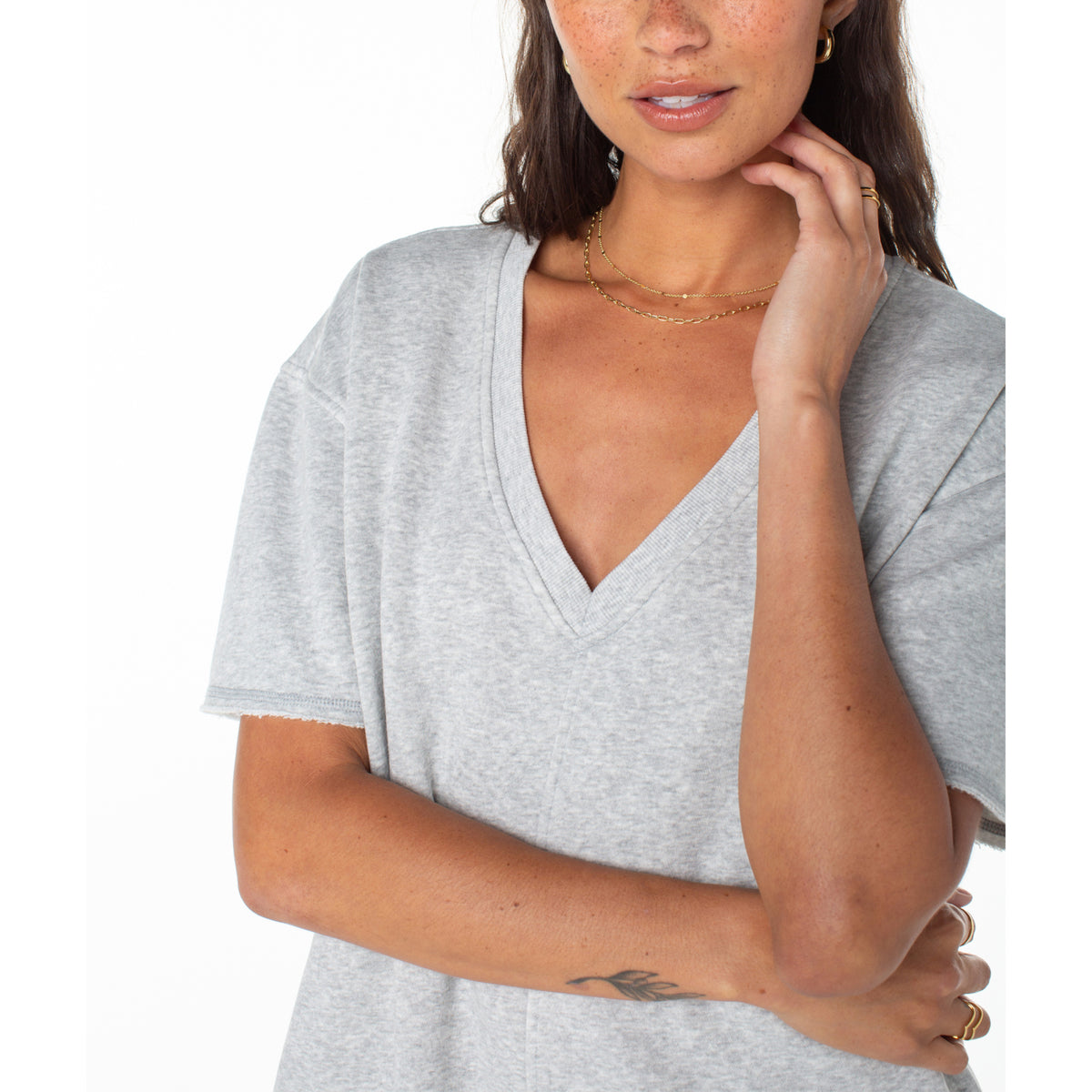 Roxy Women&#39;s Bayside Sweatshirt Romper Cover Up