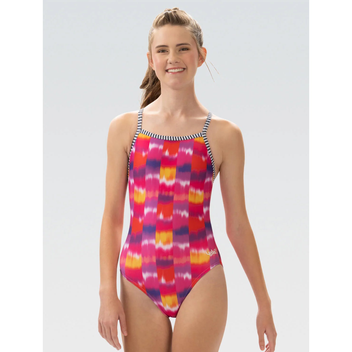 Dolfin Uglies Far Out V-Back One Piece Swimsuit