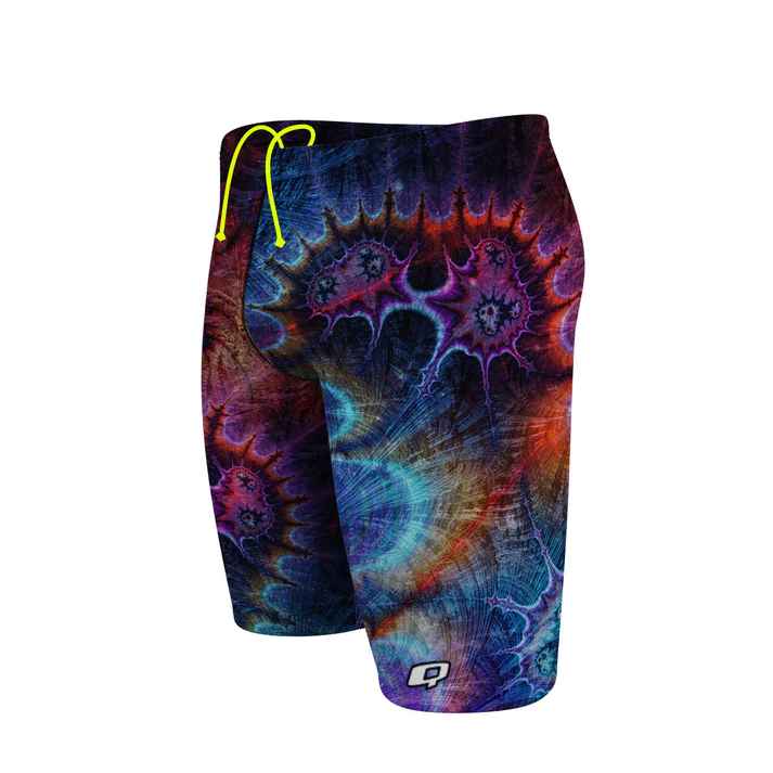 Q Swimwear Psychedelic Tye Dye Jammer
