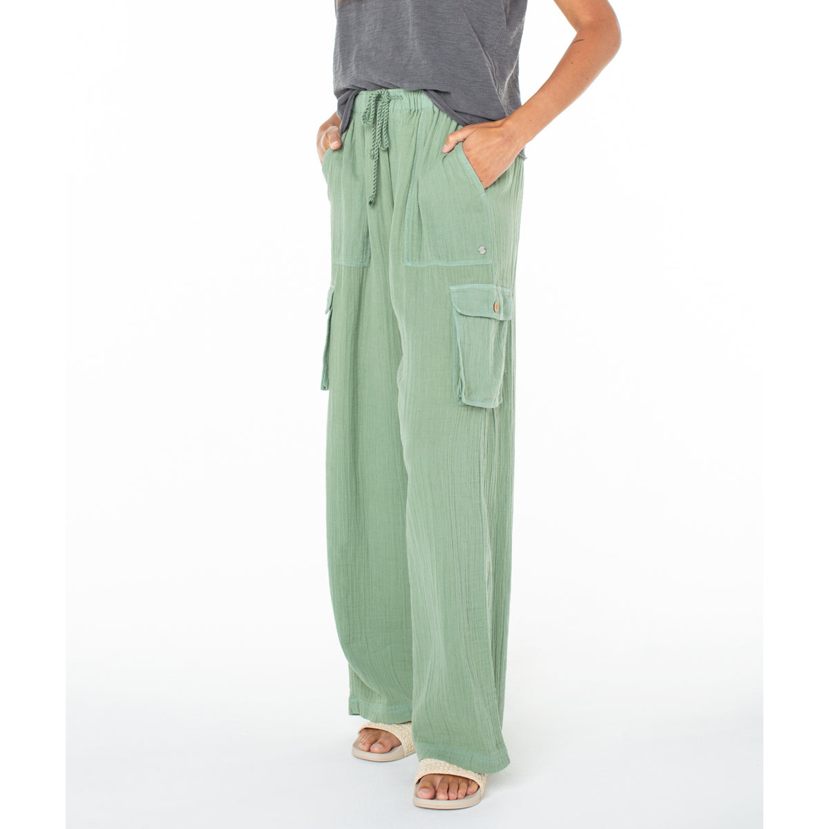 Roxy Women&#39;s Precious High Waist Cargo Pants
