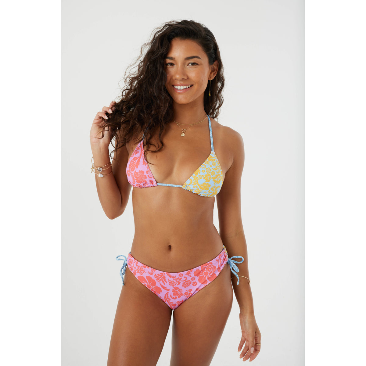 Roxy Tapestry Patchwork Hipster Swimsuit Bottoms