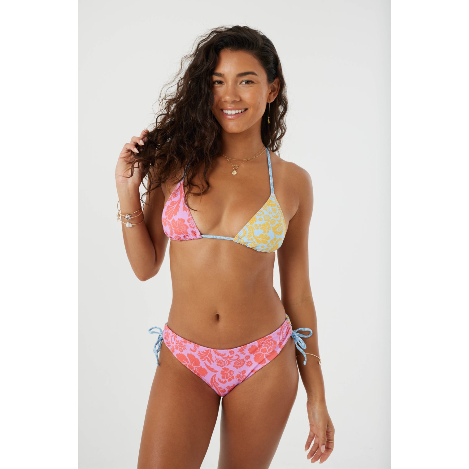 Roxy Tapestry Patchwork Hipster Swimsuit Bottoms