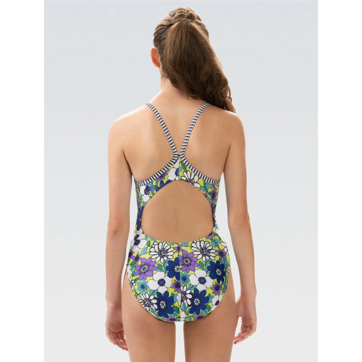 Dolfin Uglies Floral Pop V-Back One Piece Swimsuit