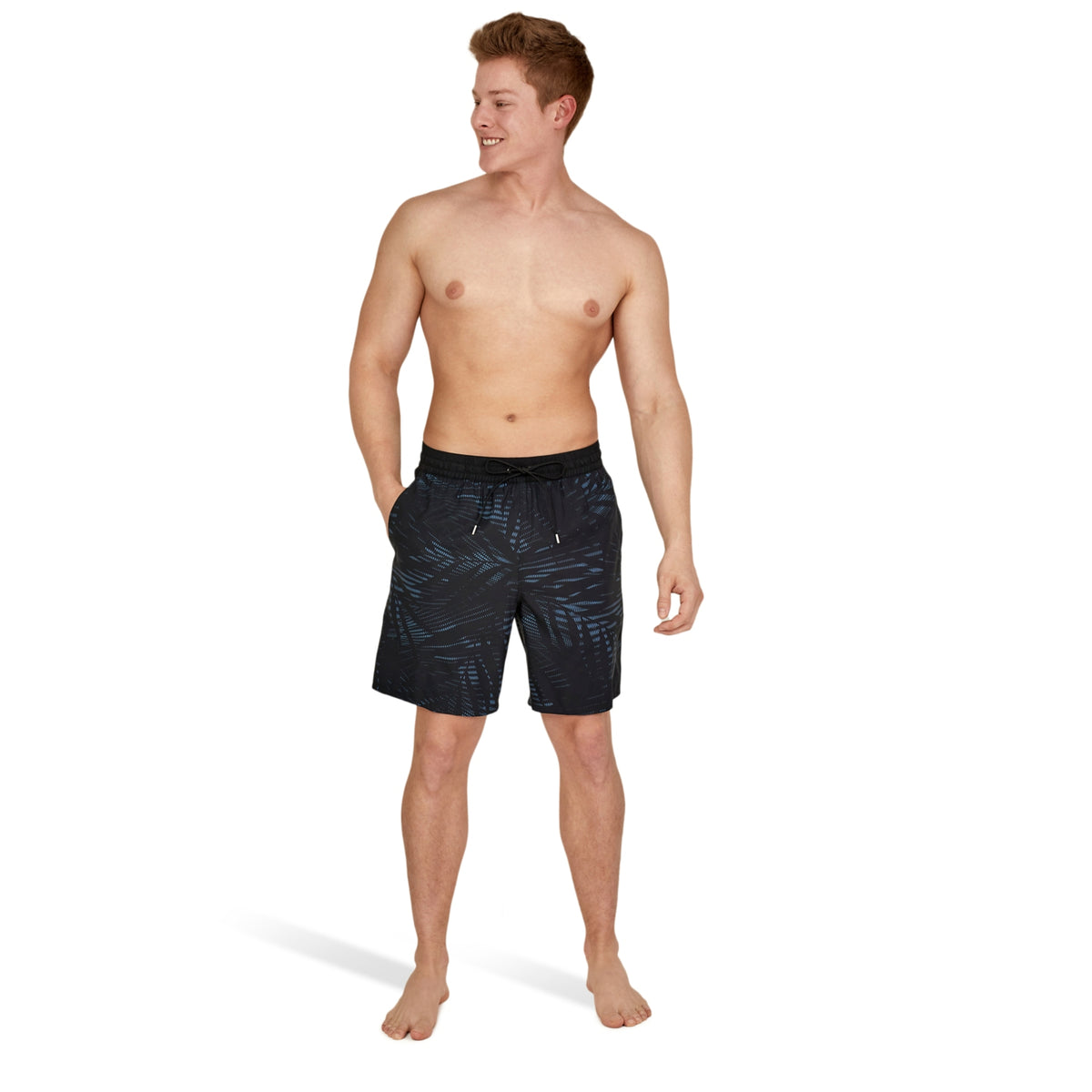 Speedo Men&#39;s 18&quot; Promoter Palm Swim Trunks