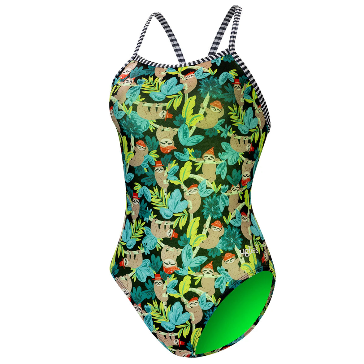 Dolfin Uglies Hang Tight V-Back One Piece Swimsuit