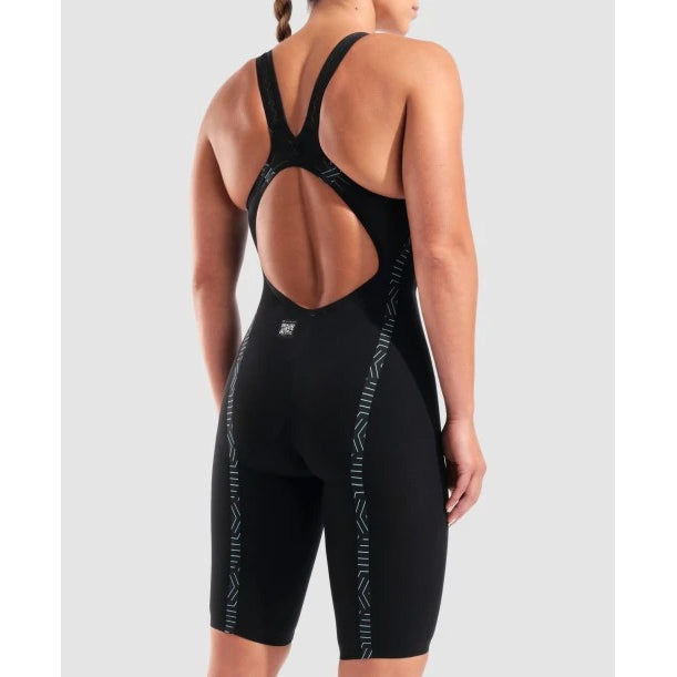 Arena Powerskin Veloce Open Back Kneeskin - Black Teal