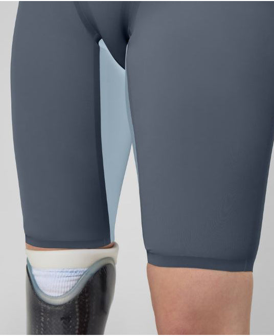 Speedo LZR Pure Valor 2.0 Closed Back Kneeskin - Grey/Blue