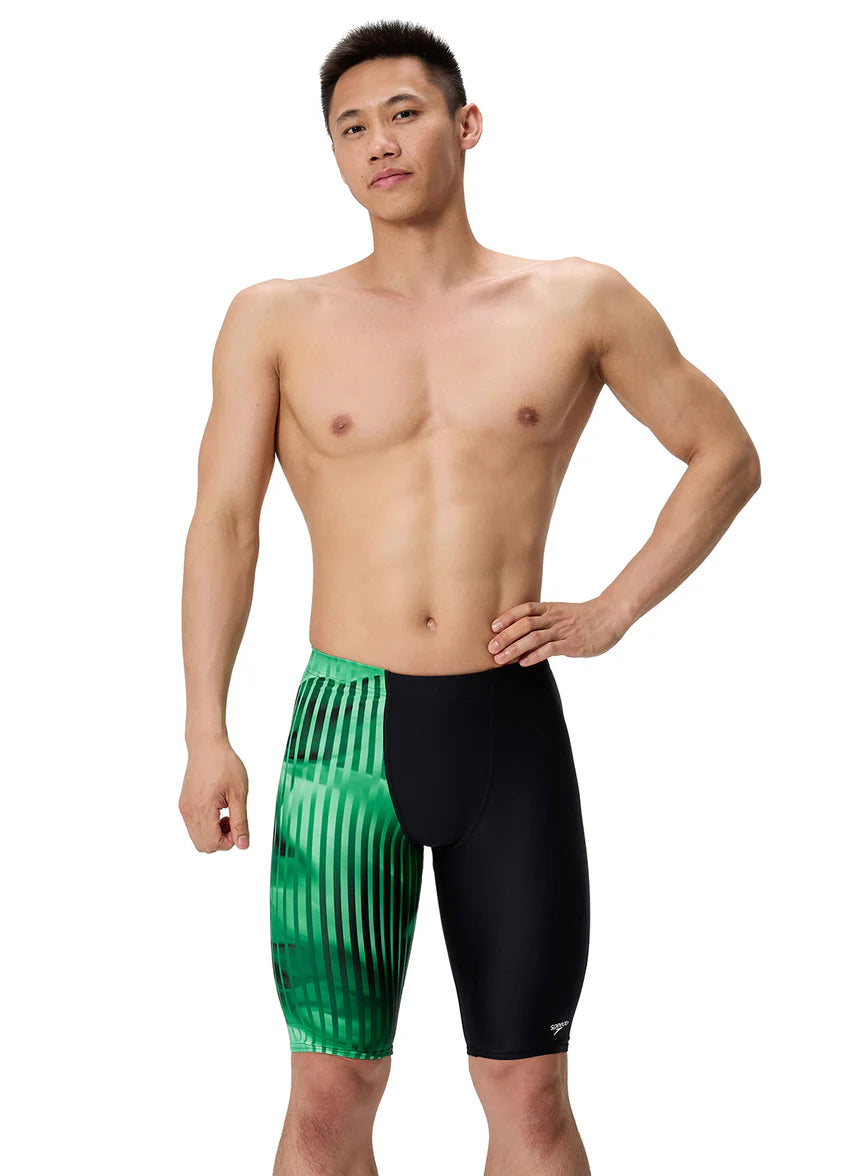 Green Oaks Speedo Linear Lava Jammer
