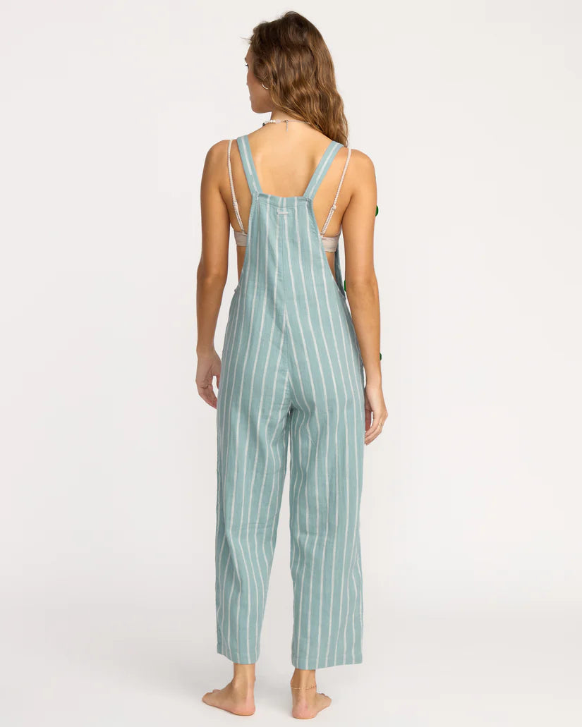 Billabong Pacific Time Jumpsuit - Blue Fog