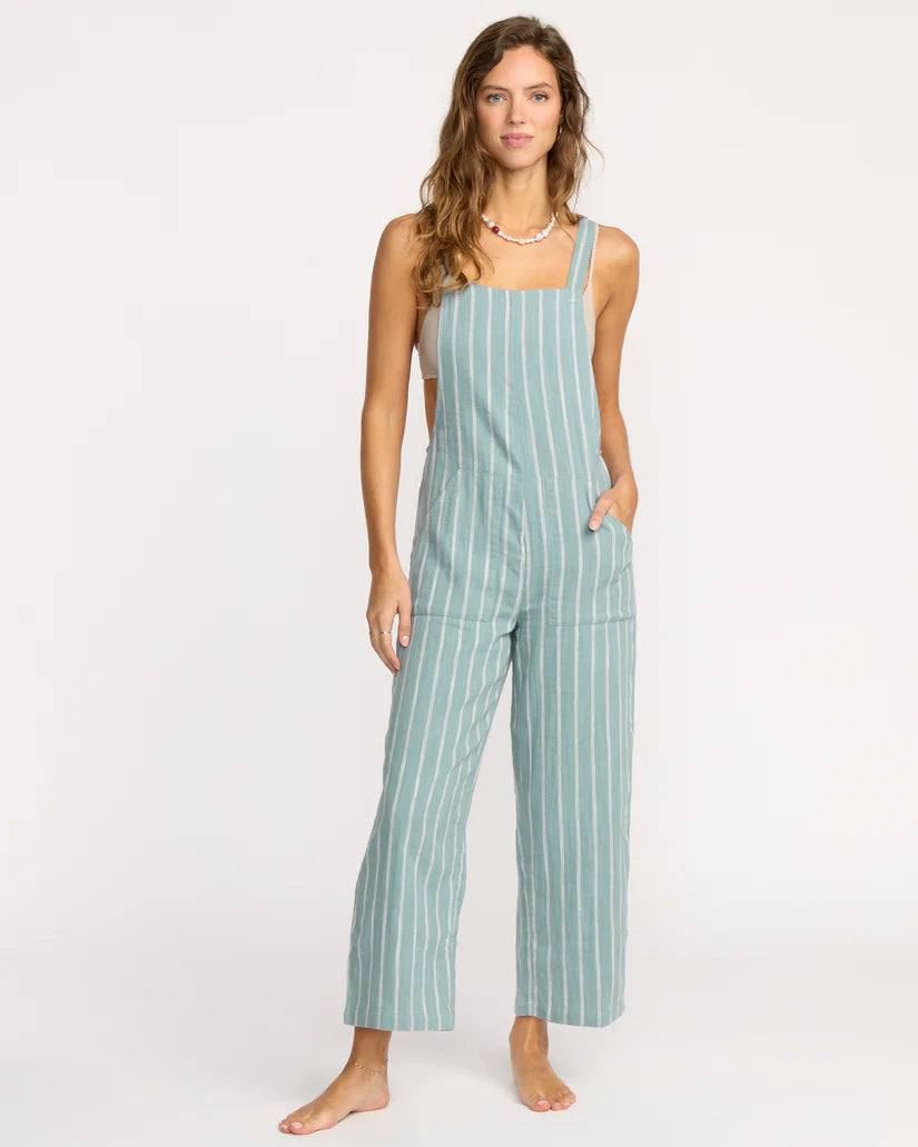 Billabong Pacific Time Jumpsuit - Blue Fog