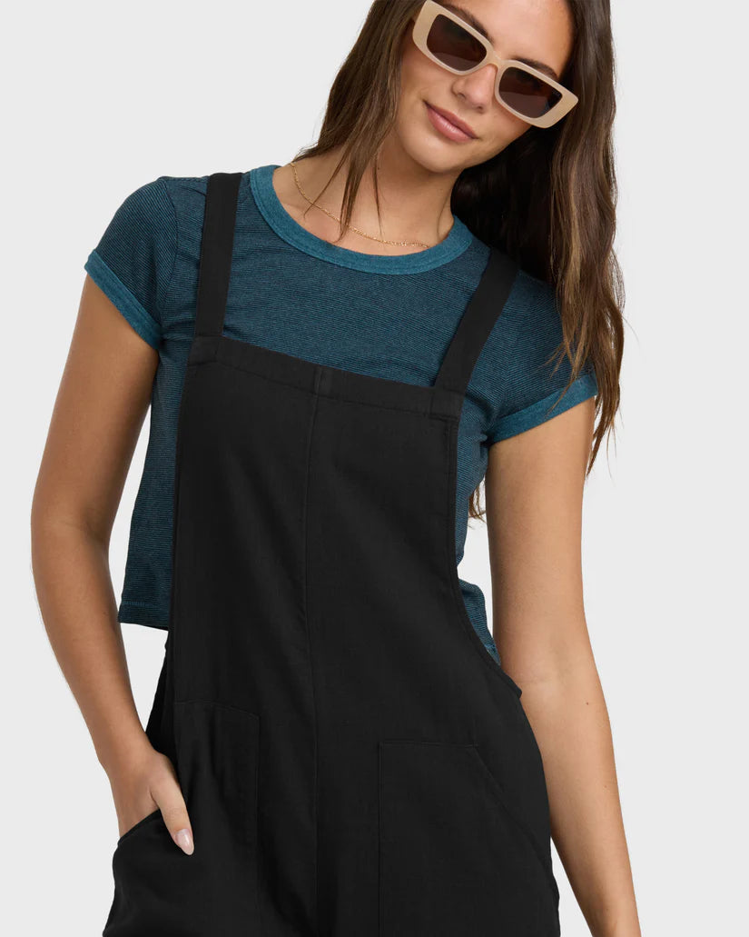 Billabong Pacific Time Jumpsuit - Black Sands