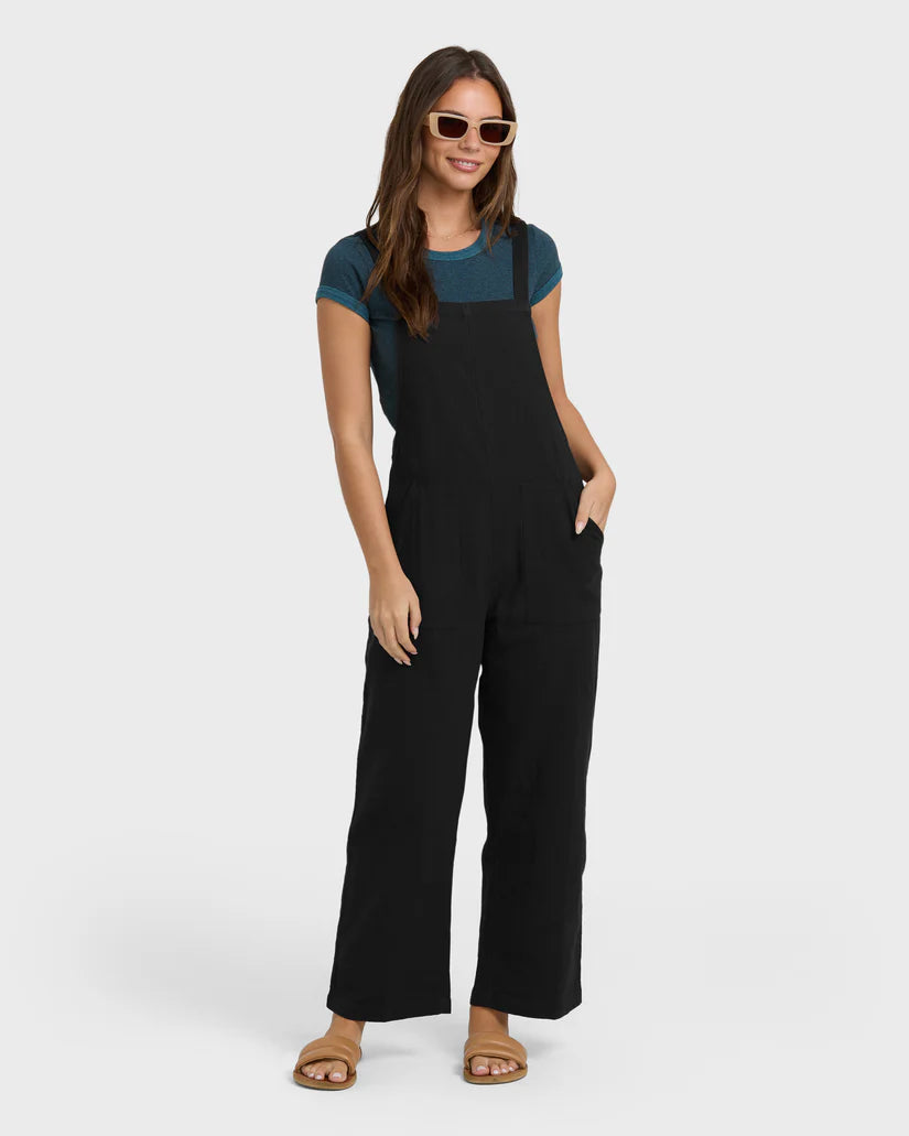 Billabong Pacific Time Jumpsuit - Black Sands