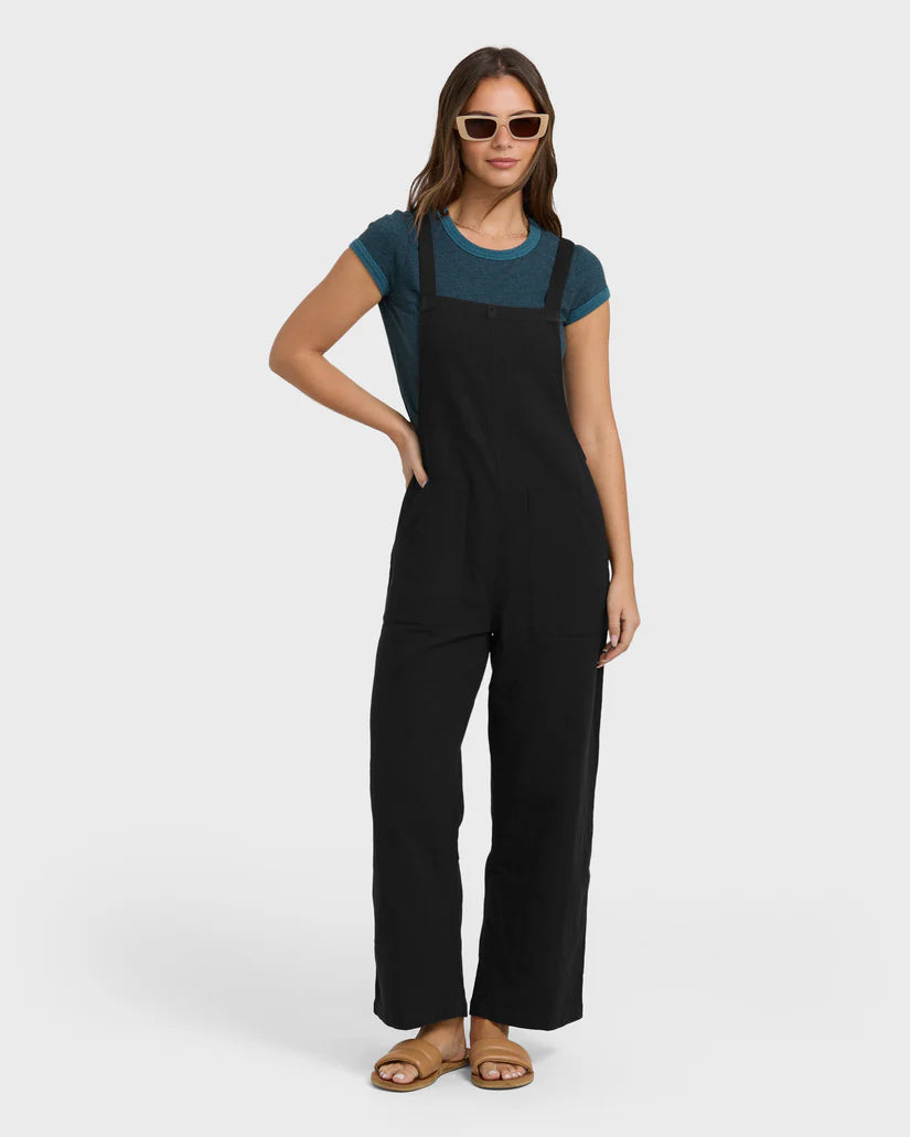 Billabong Pacific Time Jumpsuit - Black Sands