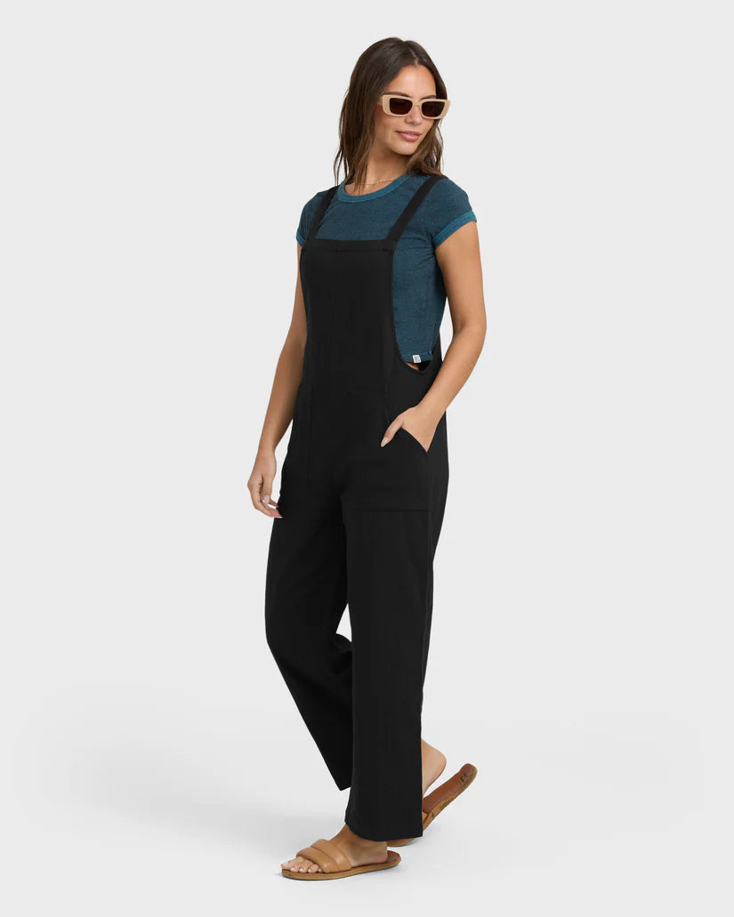 Billabong Pacific Time Jumpsuit - Black Sands