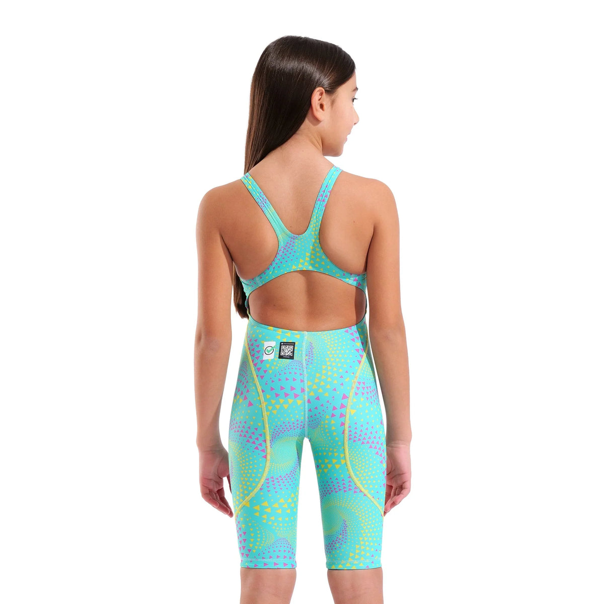 Arena JR Powerskin ST Next LE OB Kneeskin (12U Approved) - Fireflow Seaglass