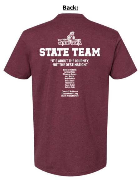 Berthoud State Team T-shirt (Parents/Family)