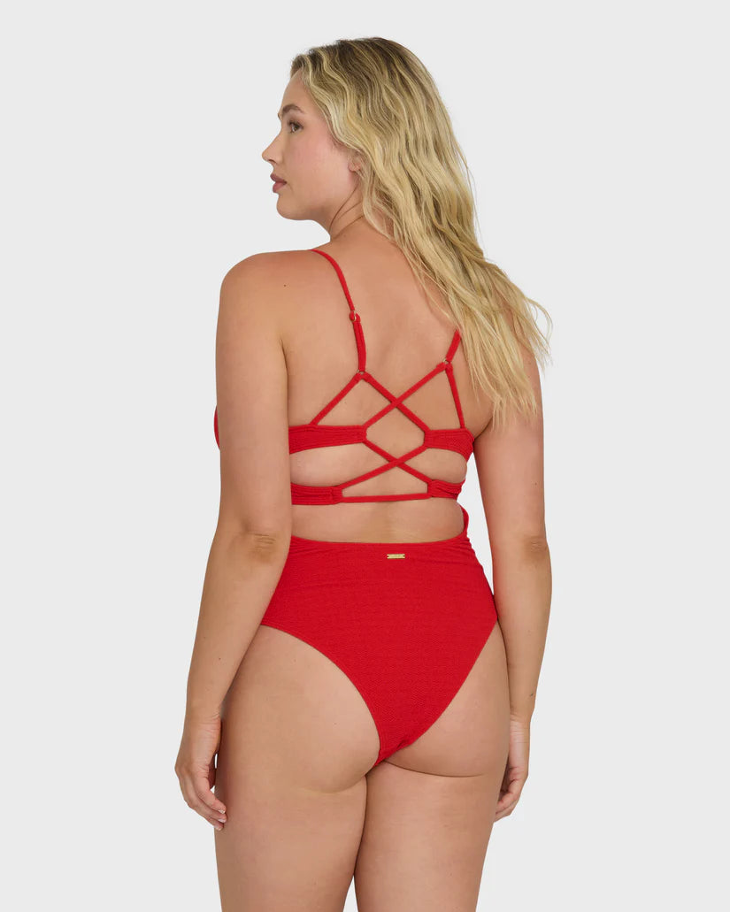 Billabong Rising Tide Strappy One Piece Swimsuit