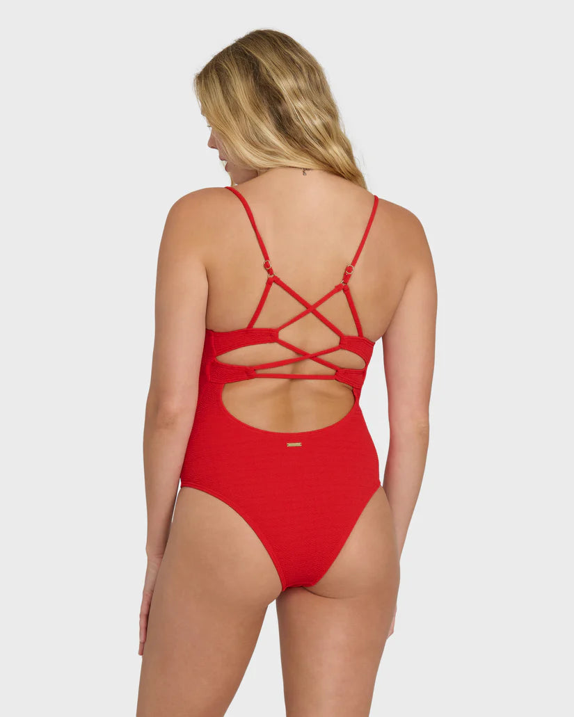 Billabong Rising Tide Strappy One Piece Swimsuit