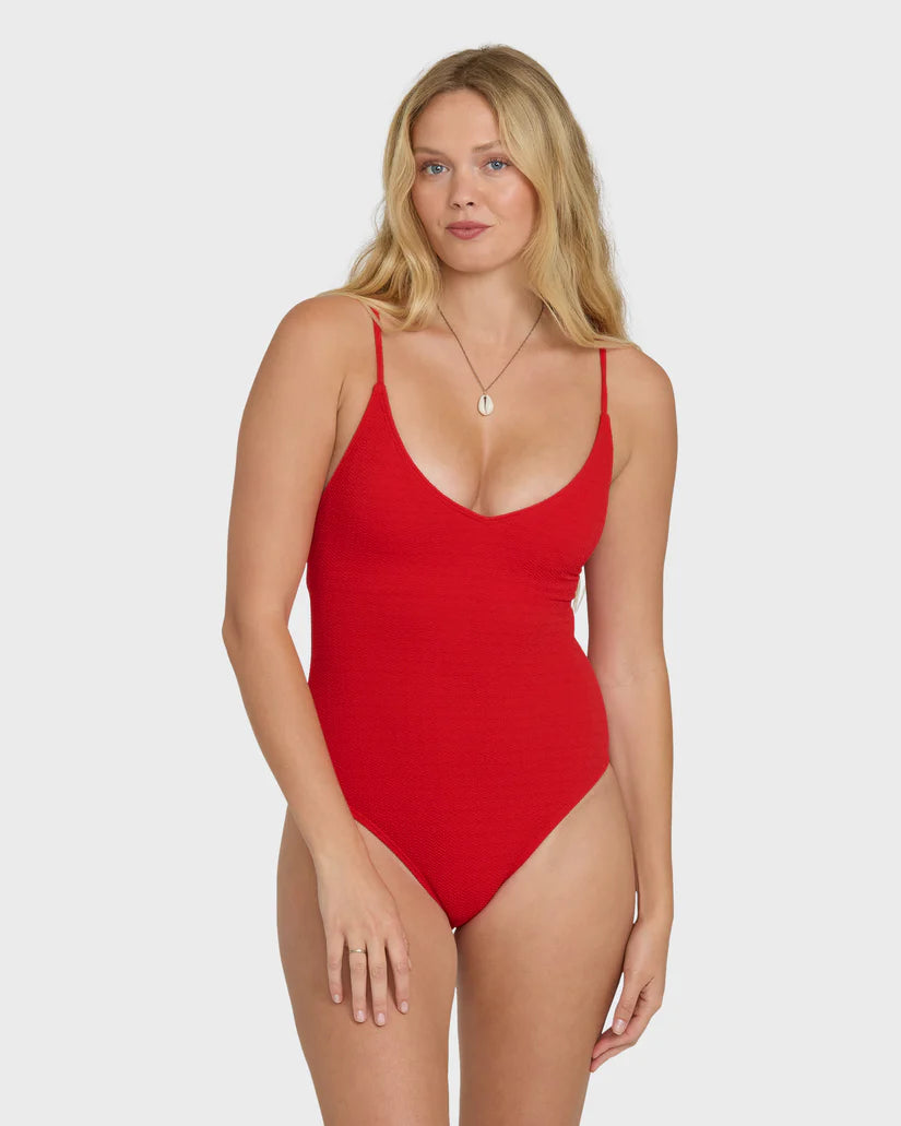 Billabong Rising Tide Strappy One Piece Swimsuit