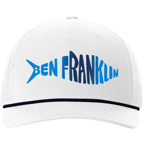 Ben Franklin Five-Panel Trucker with Rope Hat